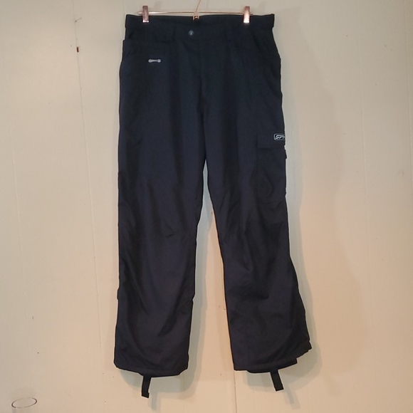 Spyder XTL Black Fully Lined Snowboarding Pants
